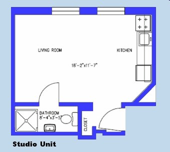 studio - Bel Franklin Apartments