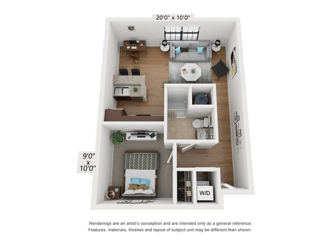 One Bed One Bath - Dill Building