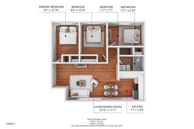 Floorplan - 2644 Hunt Street