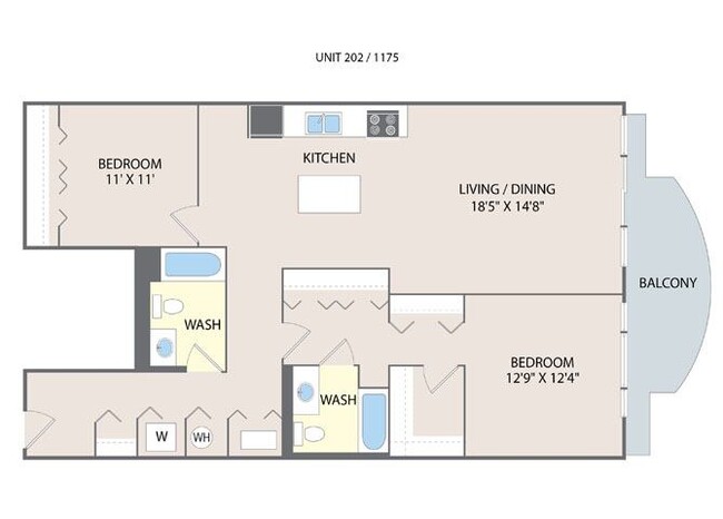 Floorplan - 2010 W Pierce Apartments