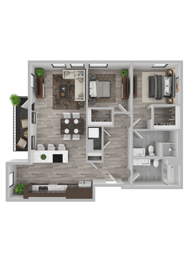 Floorplan - Hyas Point Apartments