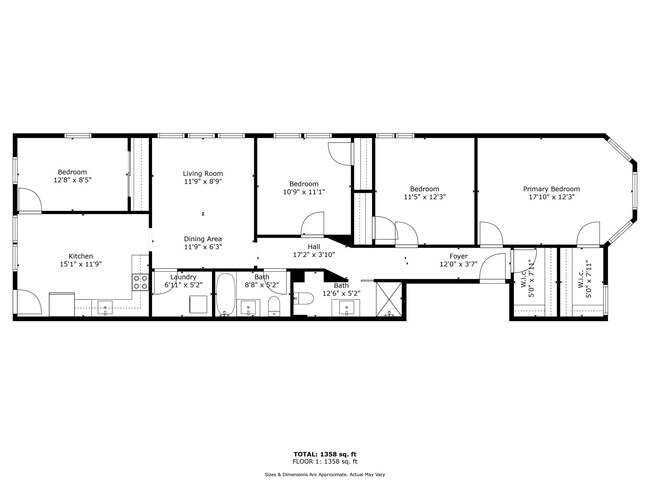 Floorplan - Magazine Street Apartments