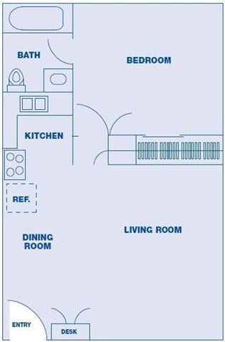 Floorplan - Oak Knoll Apartments