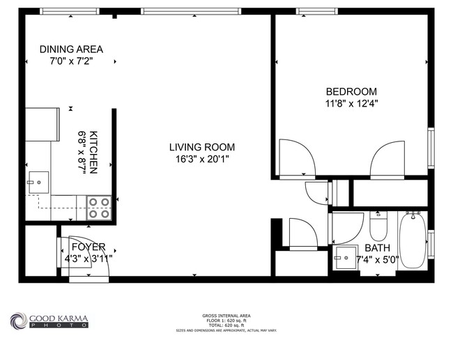 Floorplan - Hale Hall Apartments