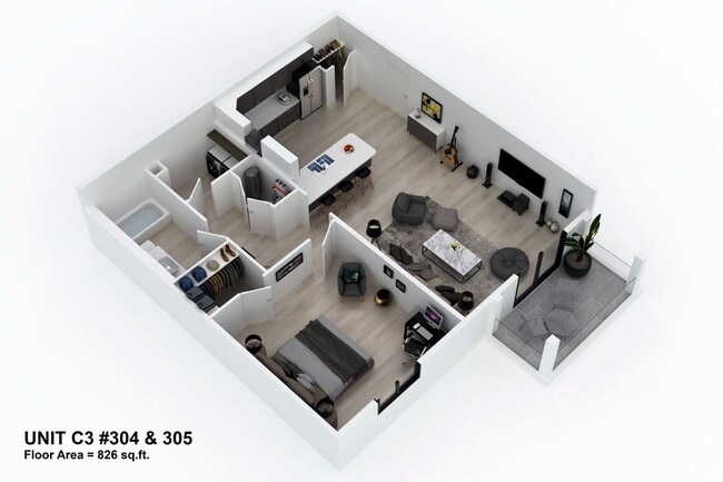 Interior Photo - The Flats at Westbury