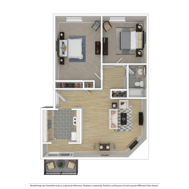 Floorplan - Linden Apartments