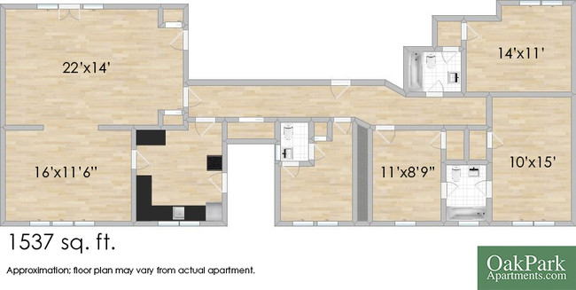 Floorplan - 173-181 N. Grove Ave.