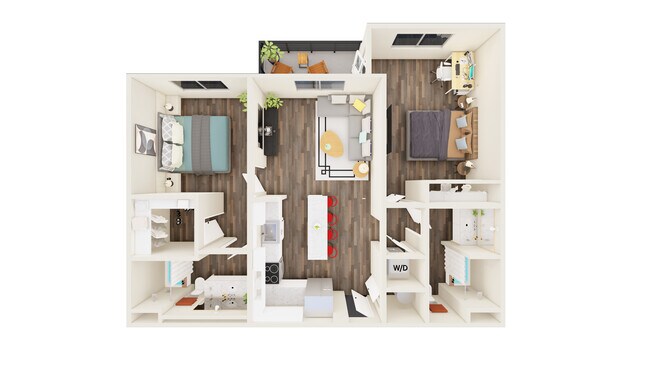 2x2 B - Terrace Heights Apartments