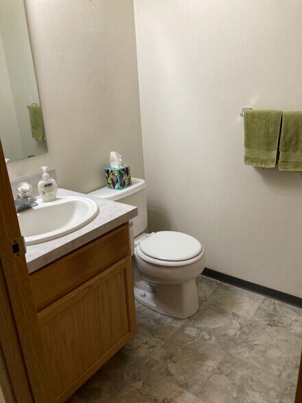 Downstairs half-bath - 333 NW Parr Dr