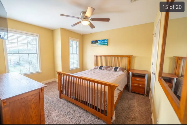 Bedroom No. 2. Windows face West. Furniture has been removed. - 12366 Copperwood Dr