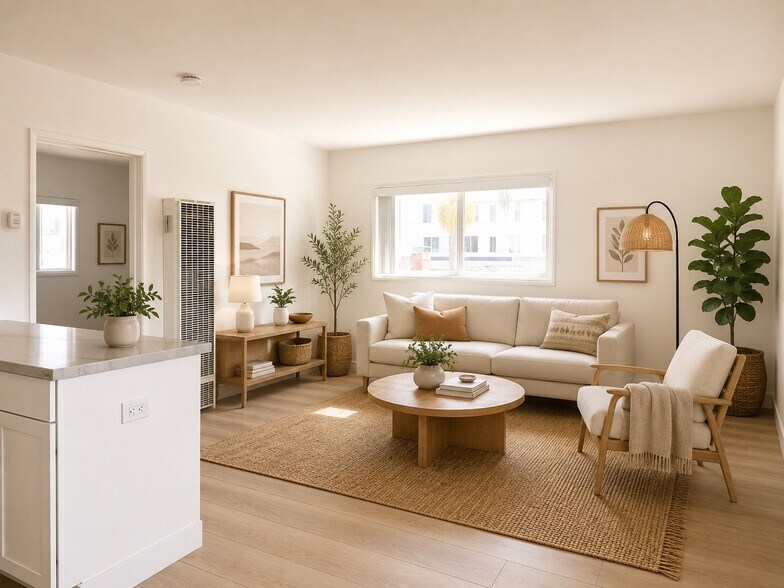 Livingroom-Virtual Staging - 701 9th St