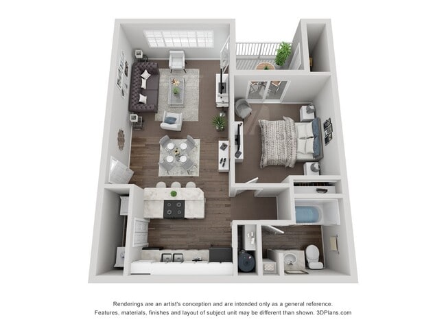Floorplan - The Overlook at Falls Park