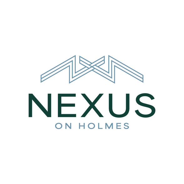 Green and Blue Logo - Nexus On Holmes