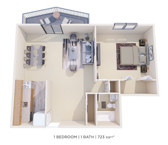 Floorplan - Lexington House Apartment Homes