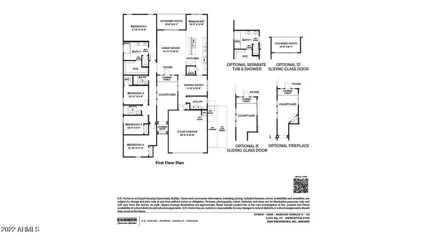 Floor plan - 18451 N Crestview Ln