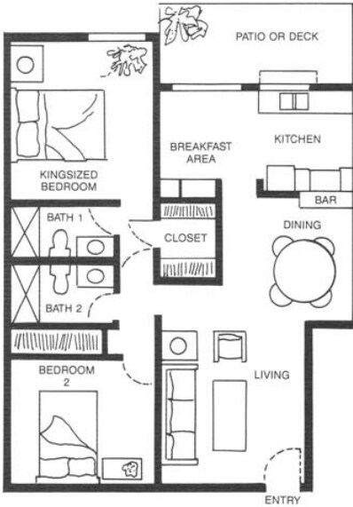 2BR/2BA - 15400 Belgrade St