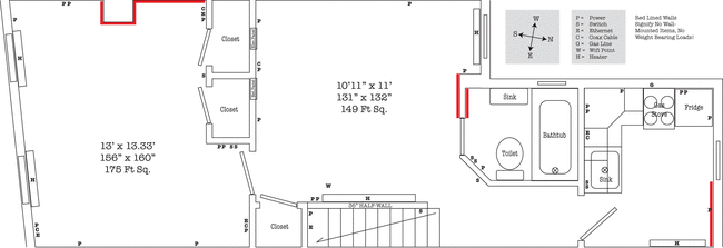 Floor Plan - 5131 W Girard Ave