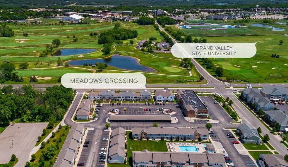 Proximity Drone Shot - Meadows Crossing