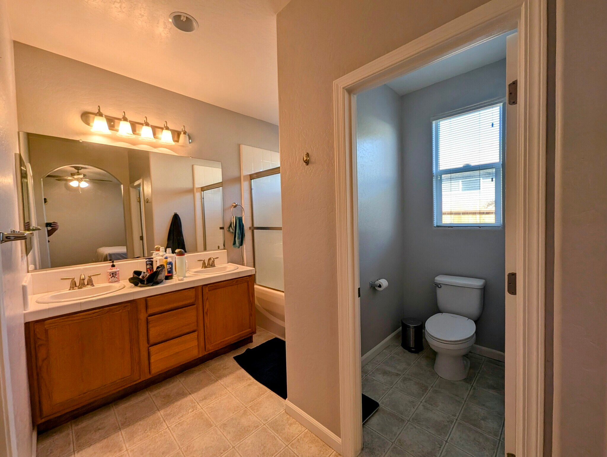 Master bathroom with walk in closet to the left - 4373 W Pinsapo Dr