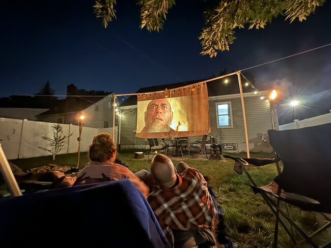 Outdoor Movie Night Setup - 4601 13th Ave S