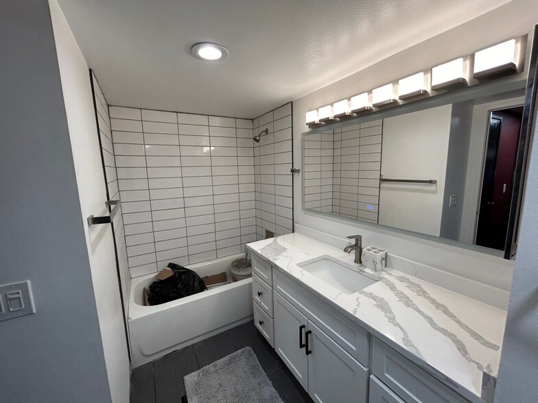 Bathroom mid-rennovation- but larger perspective (has since been completed) - 6101 Edsall Rd