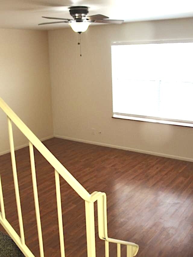 Duplex #2 FamilyRoom View From Staircase - 121 E 14th Pl