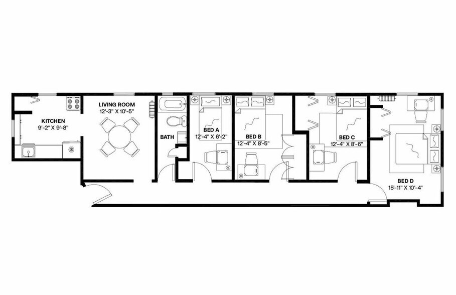 Building Photo - Room in Shared 4 bed/1 bath home