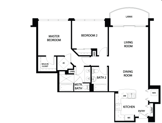 2BR/2BA - Allure Waikiki
