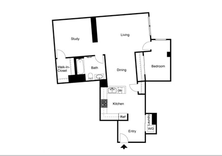 1BR/1BA - Rincon Green