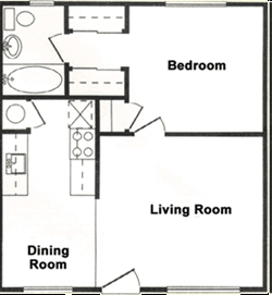 1BR/1BA - Ash Street Apartments