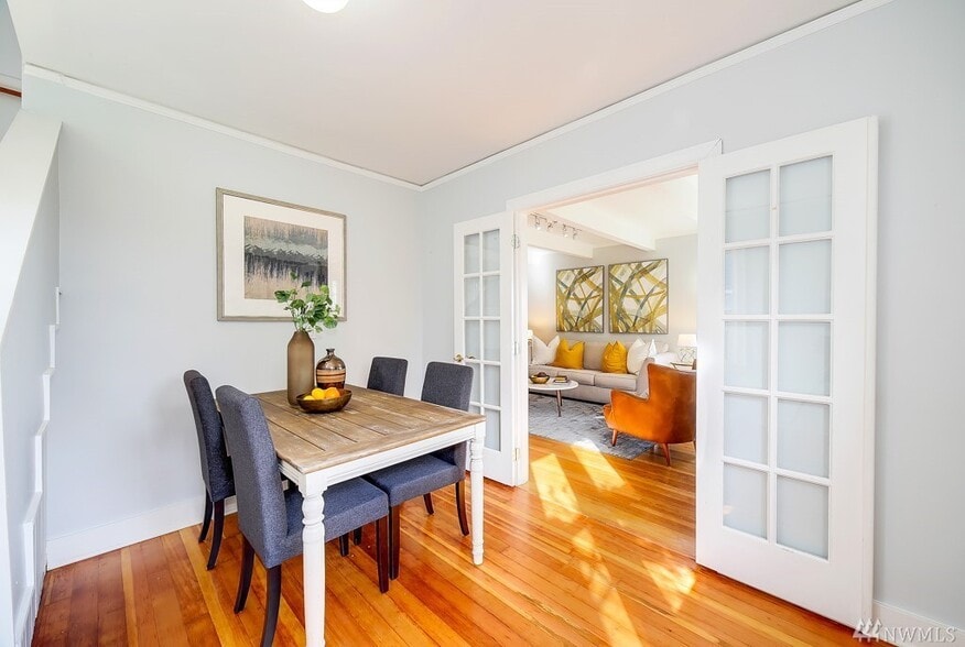 French doors enter into living room - 4749 37th Ave SW