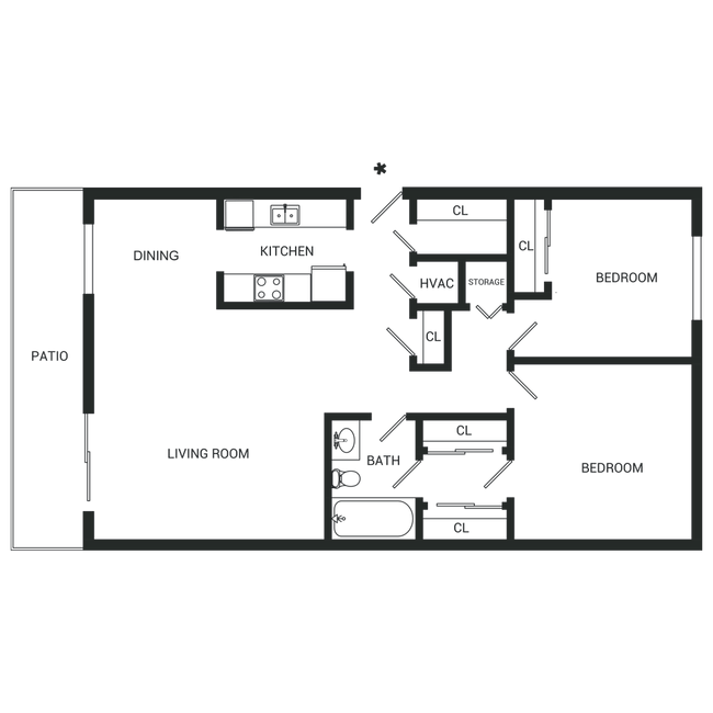 Floorplan - Weston Park Apartments