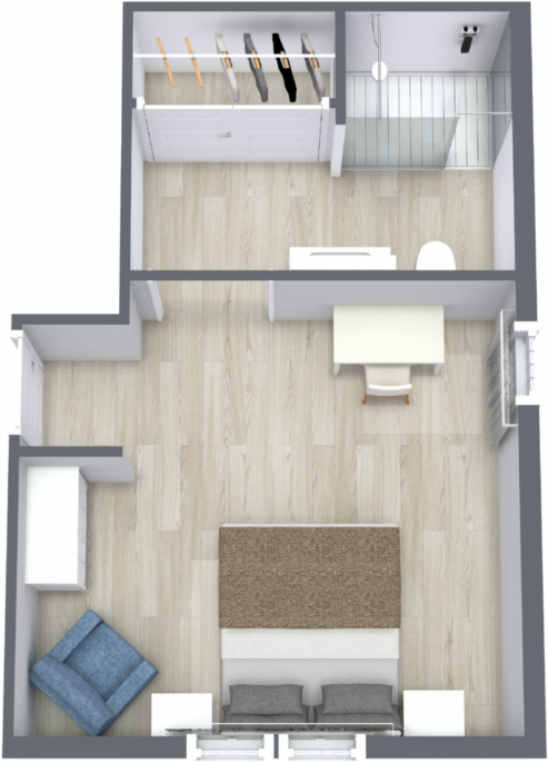 Silver Suite Floorplan - 433 Long Branch Ln