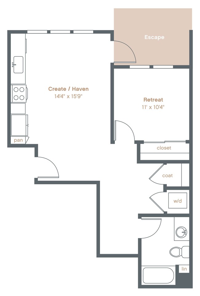 Floorplan - Alexan Downtown Danville