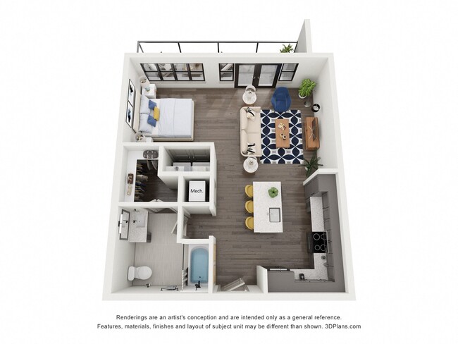 Floorplan - The Goodwin Apartments