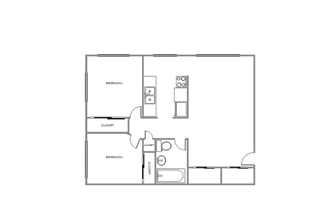 2 Bedroom - Falcon Arms