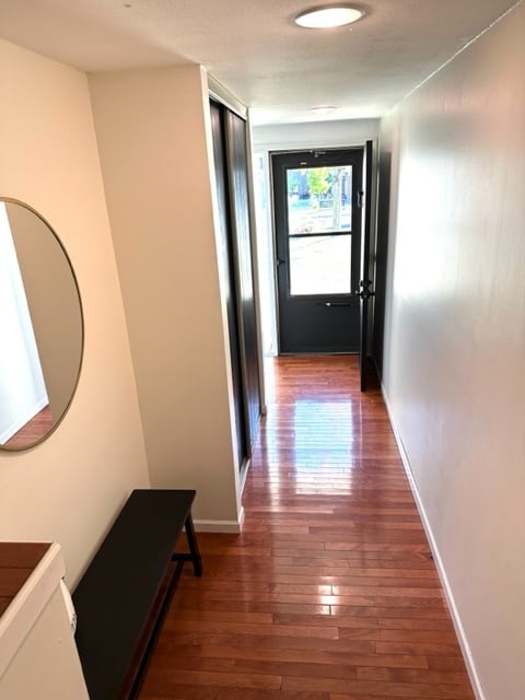 Lovely entry way with hardwood floors - 334 W 5th St