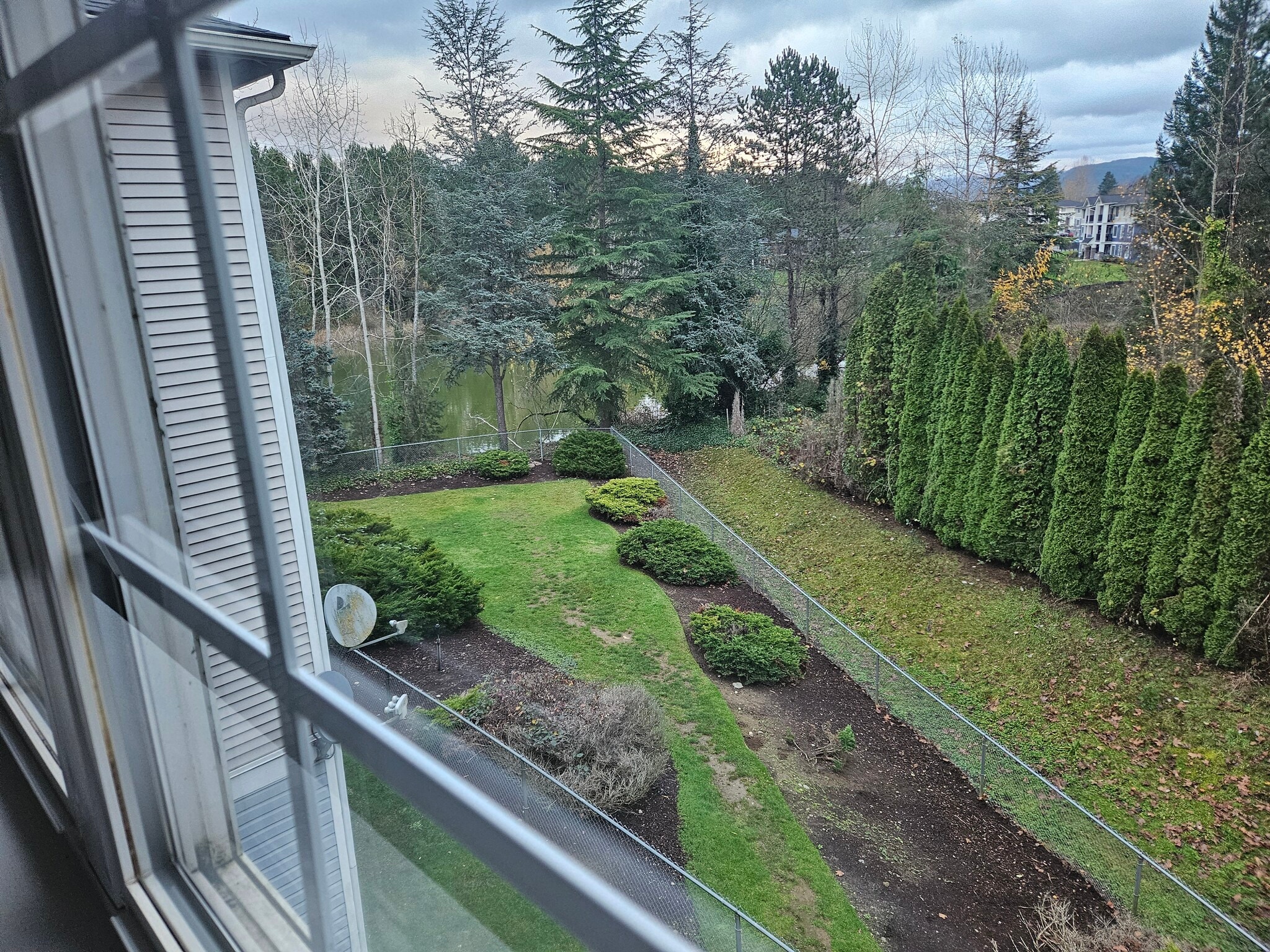 Looking out the window of the primary suite. Similar view from living room and deck - 18621 Blueberry Ln
