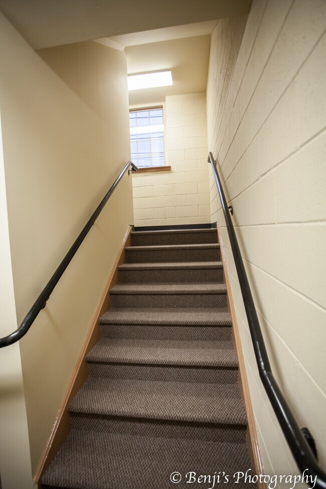 stairway - 1130 Fairmount Ave