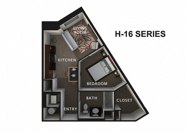 Floorplan - The Residences At Hanna