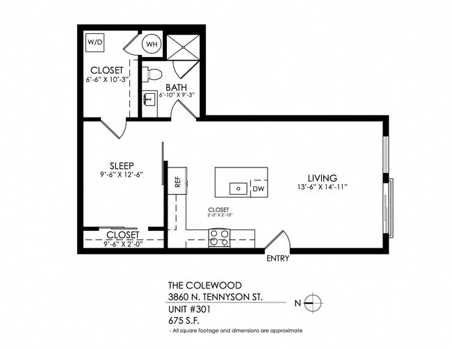 Floorplan - Colewood Apartments