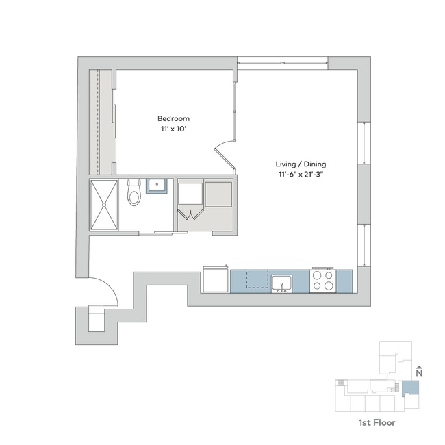 Floorplan - Interstate Flats