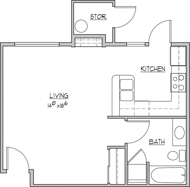 Floorplan - Norpoint Landing Apartments