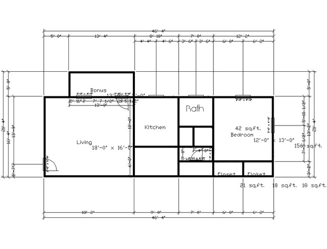 1BR/1BA - Canterbury Gardens