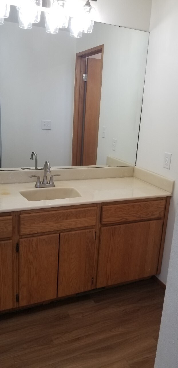 Master vanity - 10615 Hillsboro Dr NW