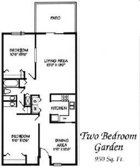 2BR/1BA - Lakes At Ridgeway