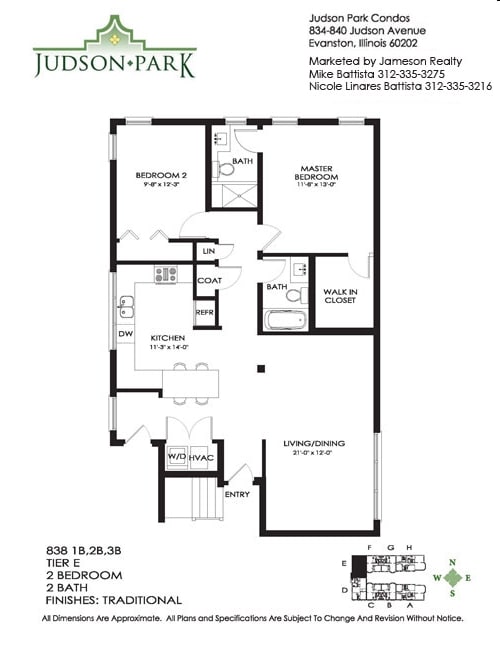 2BR/2BA - 834-40 Judson Ave.