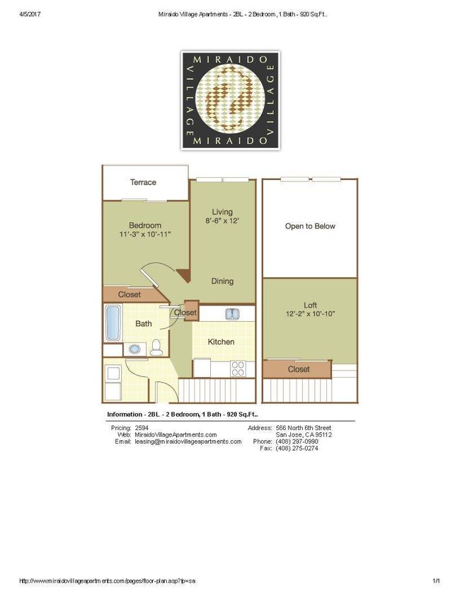 Floorplan - Miraido Village