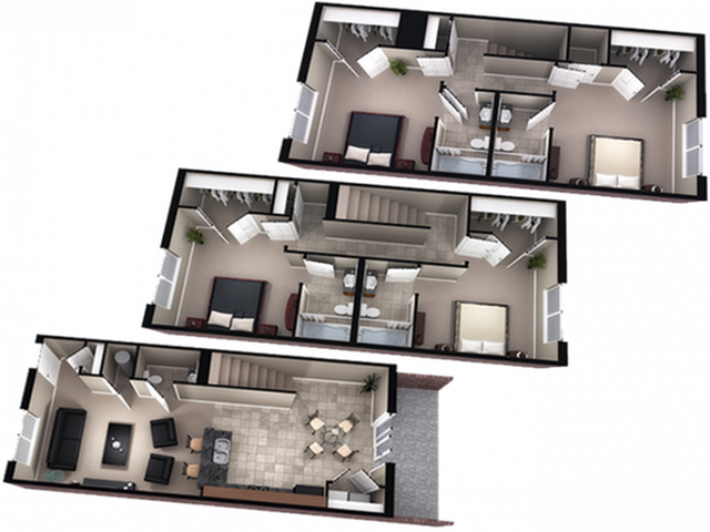 4BR/4.5BA - Canterwood Lookout - Townhomes by Element Communities Columbia ...