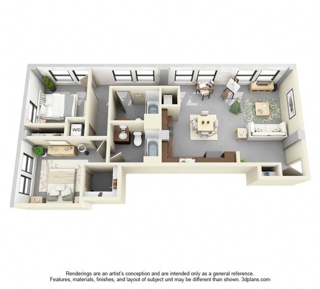 Floorplan - Metropolitan Artist Lofts